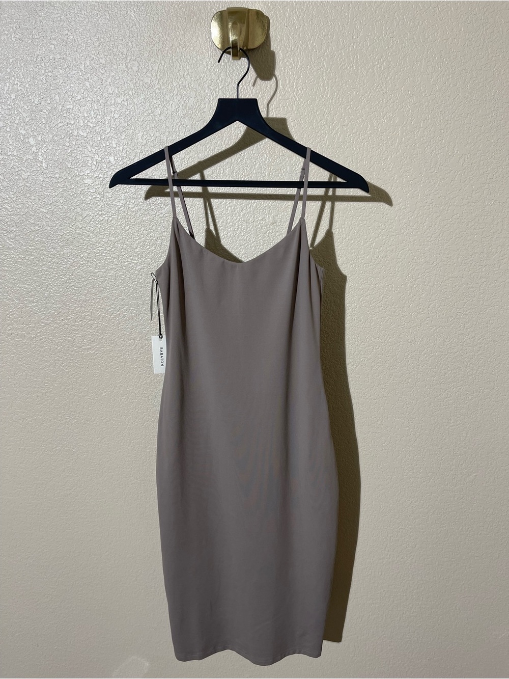 NWT Babaton A-Line Dress Grey Size M